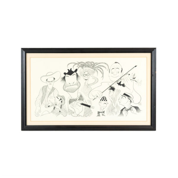 AL HIRSCHFELD “CBS Tuesday” Lithograph - Image 1