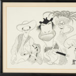 AL HIRSCHFELD “CBS Tuesday” Lithograph - Image 2