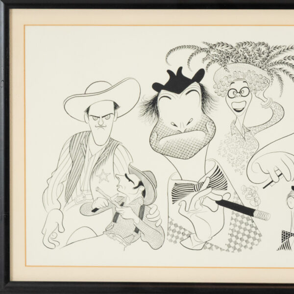 AL HIRSCHFELD “CBS Tuesday” Lithograph - Image 2
