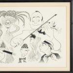 AL HIRSCHFELD “CBS Tuesday” Lithograph - Image 3