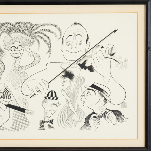 AL HIRSCHFELD “CBS Tuesday” Lithograph - Image 3