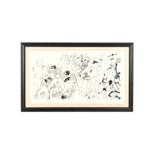 AL HIRSCHFELD “CBS Sports” Lithograph