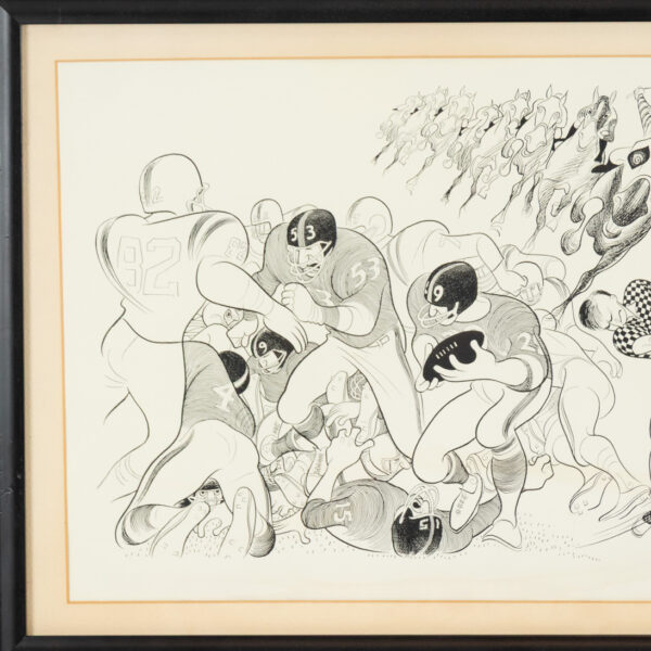 AL HIRSCHFELD “CBS Sports” Lithograph - Image 2