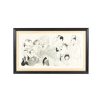 AL HIRSCHFELD “CBS Monday” Lithograph