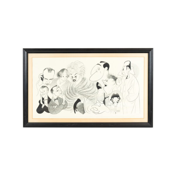 AL HIRSCHFELD “CBS Monday” Lithograph - Image 1
