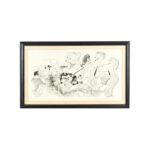 AL HIRSCHFELD “CBS Wednesday” Lithograph