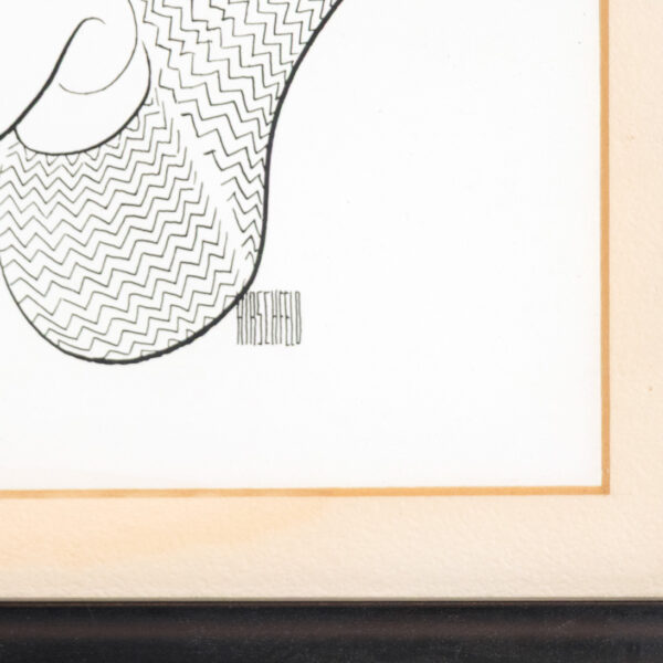 AL HIRSCHFELD “CBS Wednesday” Lithograph - Image 5