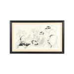 AL HIRSCHFELD “CBS Friday” Lithograph