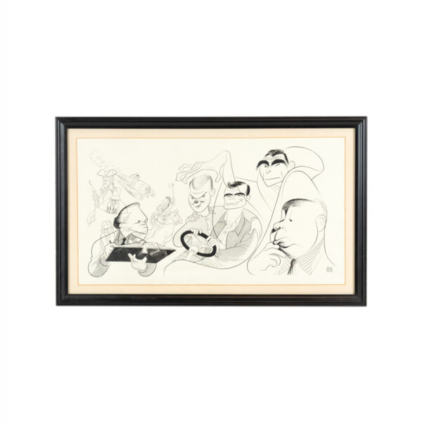 AL HIRSCHFELD “CBS Friday” Lithograph - Image 1