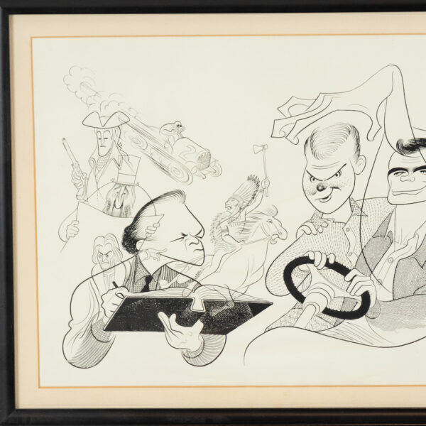 AL HIRSCHFELD “CBS Friday” Lithograph - Image 2