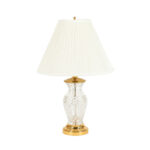 WATERFORD Cut Crystal and Brass Lamp