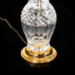 WATERFORD Cut Crystal and Brass Lamp - Image 3