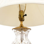 WATERFORD Cut Crystal and Brass Lamp - Image 4