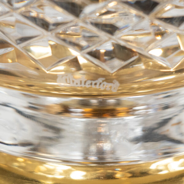 WATERFORD Cut Crystal and Brass Lamp - Image 5