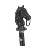 Antique Horse Head Hitching Post - Image 2