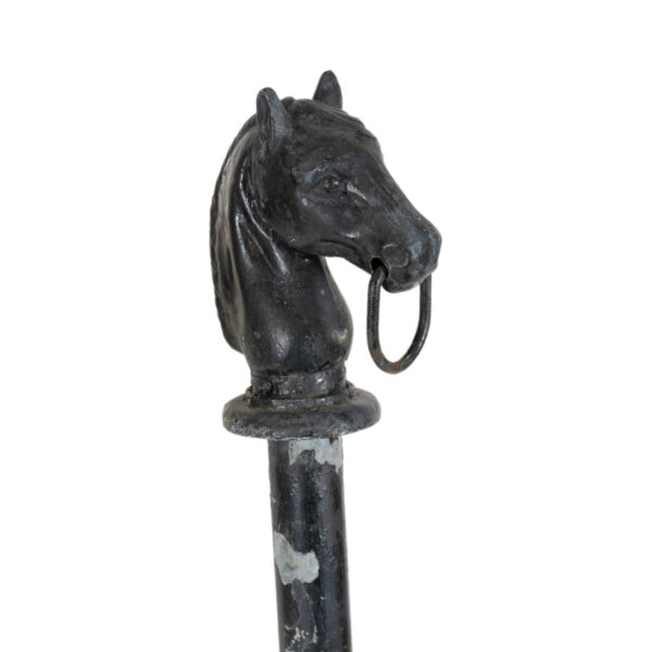 Antique Horse Head Hitching Post - Image 2