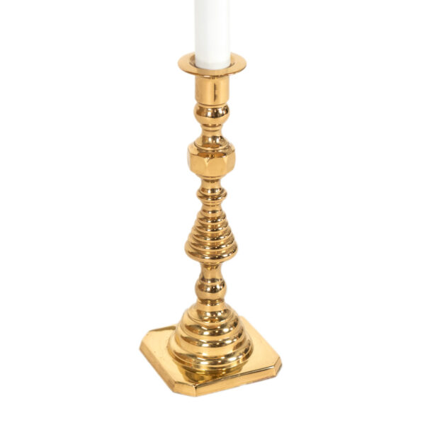 BALDWIN Brass Beehive Candlestick Lamp - Image 3