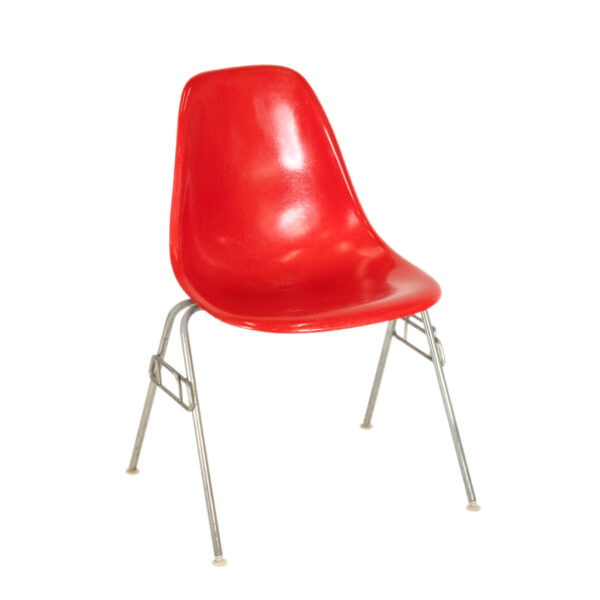 Vintage Set of 4 HERMAN MILLER Eames Fiberglass Chairs - Image 2