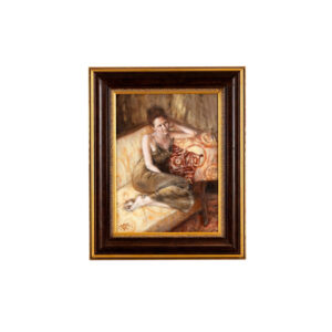MARLENA HEBENSTREIT “The Listener” Original Oil on Canvas