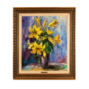 JINDRICH DOSTAL Original Floral Still Life Painting