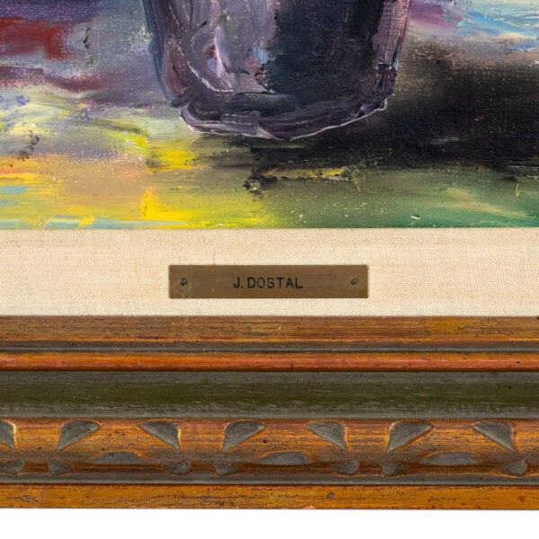 JINDRICH DOSTAL Original Floral Still Life Painting - Image 4
