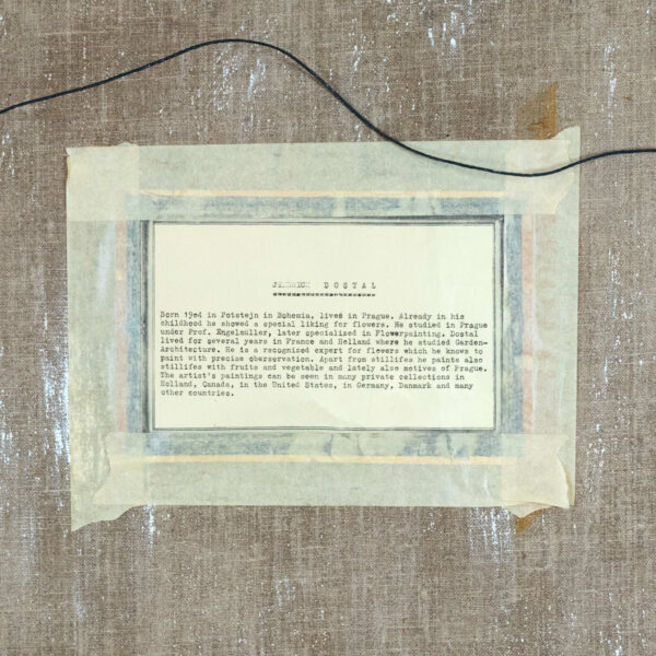 JINDRICH DOSTAL Original Floral Still Life Painting - Image 6