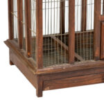 Vintage Wooden Birdcage - Image 4