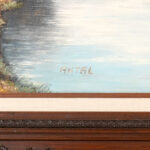 ANTAL SERENCES “Ackley Covered Bridge” Original Oil - Image 4