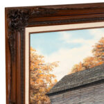 ANTAL SERENCES “Ackley Covered Bridge” Original Oil - Image 3