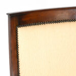 Set of 8 HENREDON Empire Style Dining Chairs with Cream Upholstery - Image 2