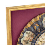 Framed Victorian Hand Painted Fan of Various Scenes - Image 3