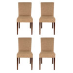 Set of 4 CRATE AND BARREL Parsons Dining Chairs