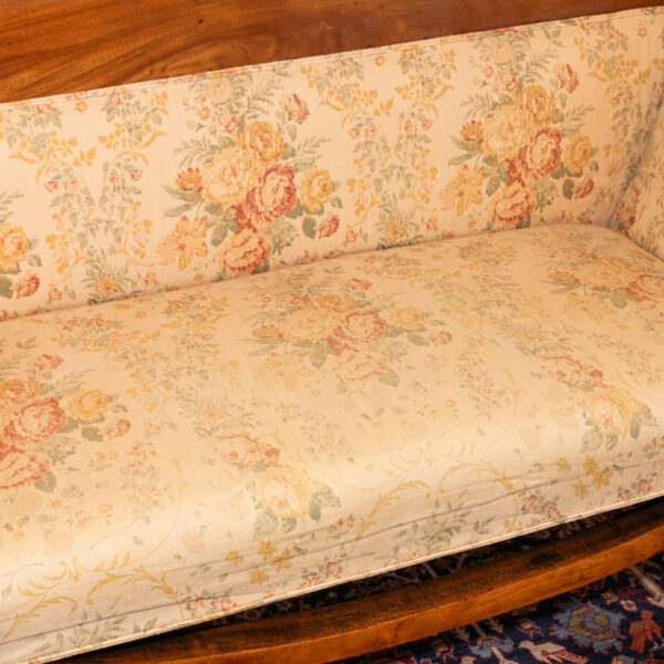Antique English Regency Sofa with Tea Stained Upholstery - Image 4