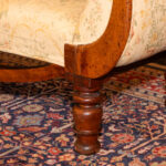 Antique English Regency Sofa with Tea Stained Upholstery - Image 5
