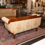Antique English Regency Sofa with Tea Stained Upholstery - Image 7
