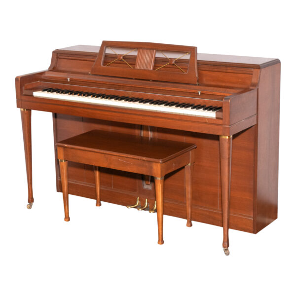 WURLITZER Spinet Piano with Storage Stool - Image 3