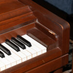 WURLITZER Spinet Piano with Storage Stool - Image 5