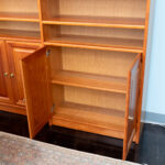 Bookshelf with Lower Doors in Light Cherry Finish - Image 5