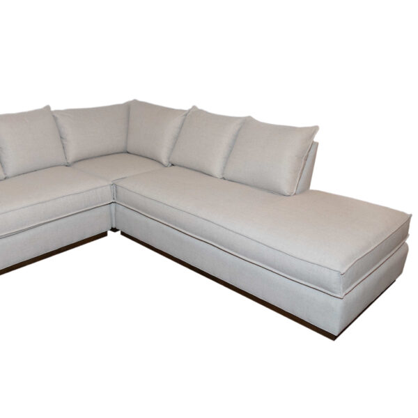 New TEMPLE FURNITURE 3 Piece Sectional in Neutral Upholstery - Image 1