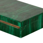 Polished Malachite Jewelry Box with Velvet Lining - Image 4