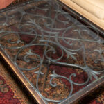 Wrought Iron Coffee Table with Glass Top - Image 2