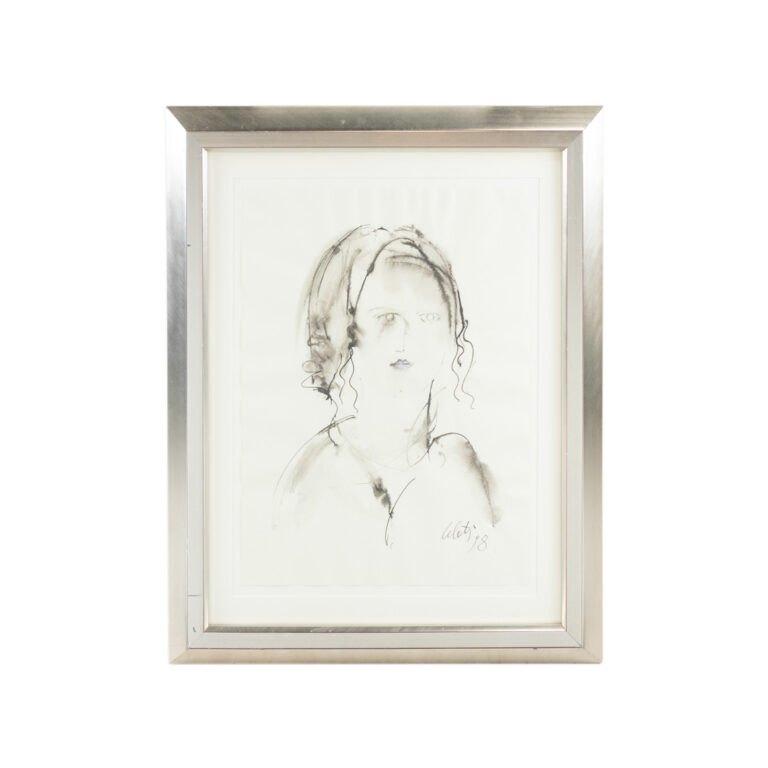 Signed Original Ink on Paper Portrait | Grandview Mercantile