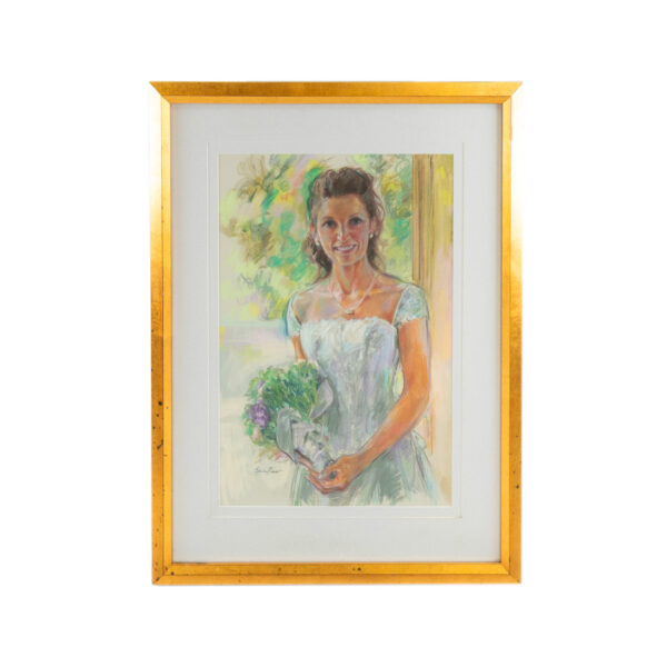 ELINOR KOROW “White Lace and Promies” Original Pastel - Image 1