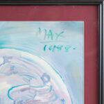 Vintage PETER MAX “In God We Trust” Framed Poster - Image 3
