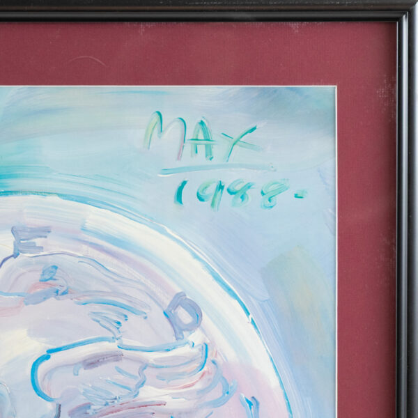 Vintage PETER MAX “In God We Trust” Framed Poster - Image 3