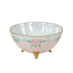 30 Piece Hand Painted Porcelain Floral Tea Set - Image 5