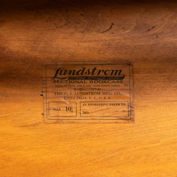 Vintage LUNDSTROM 5 Tier Barrister Bookcase - Image 8