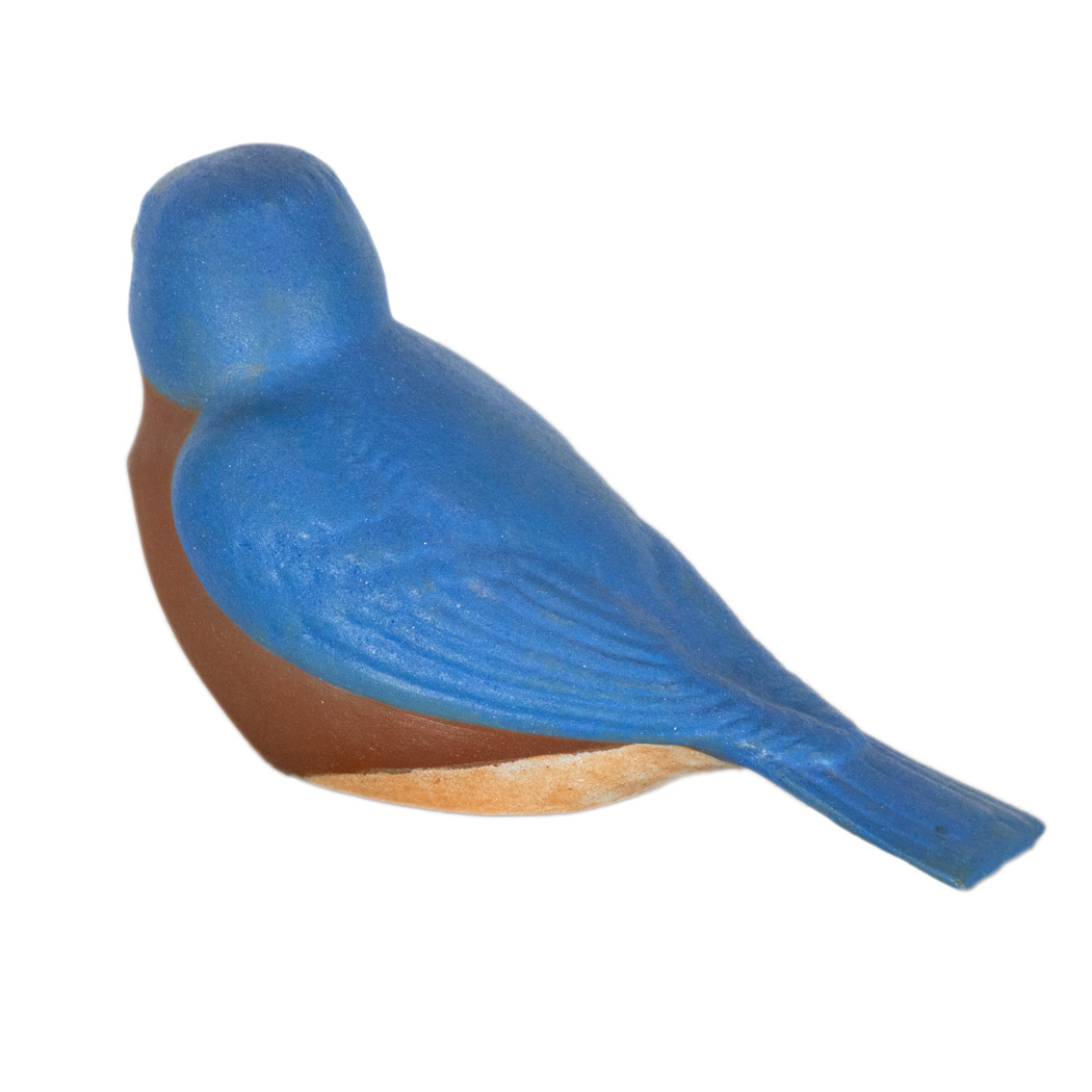 NICODEMUS Pottery Bluebird Figure | Grandview Mercantile