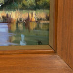 TOM HAAS “Cottonwood Creekside” Original Oil Landscape - Image 3
