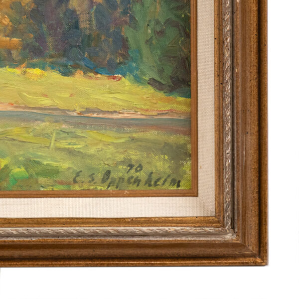 Signed “Bernhaim Forest” Original Oil Landscape on Panel